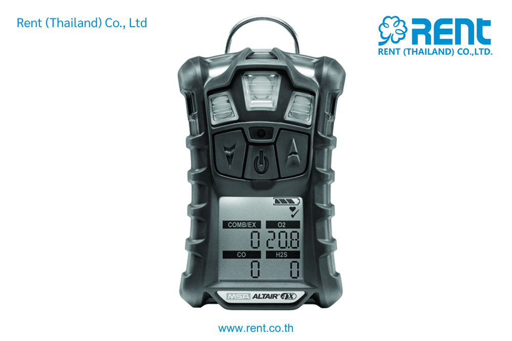 เครื่องตรวจจับแก๊สแบบพกพา Personal Multi Gas Detector สำหรับงานก่อสร้างและงานเซฟตี้ จาก Rent Thailand